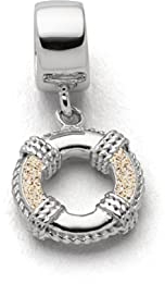 DUR Damen CharmRettungsring Strandsand aus 925er Silber F262