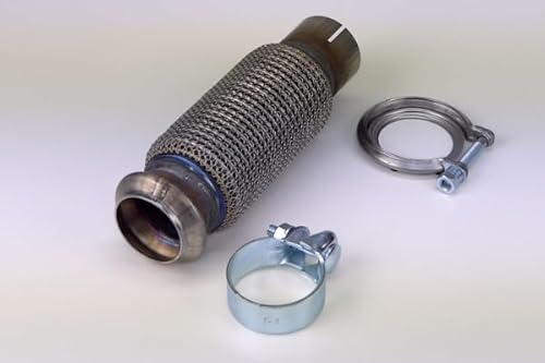 HJS 91 12 1508 Reparatursatz Abgasrohr mit Befestigungsmaterial Kompatibel mit MINI Schrägheck R56 18305B4FD53 18302455551 2455551