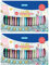 Stylex 2051433 23384 - Glitter Glue im farbenfrohen Set mit 24 Tuben á 10 g, lösungsmittelfrei und auswaschbar, Klebstoff mit tollen Glitzerpartikeln zum kreativen Basteln und Gestalten (2)