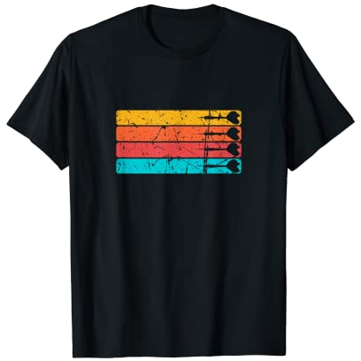 Retro Dart I Vintage Dartpfeile Dartspieler 180 Geschenkidee T-Shirt