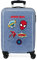 Marvel Spiderman Denim Kabinentrolley, blau, 38 x 55 x 20 cm, starr, ABS-Kombinationsverschluss, seitlich, 34 l, 2 kg, 4 Räder, Handgepäck