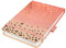SIGEL JN346 Notizblock A6+, dotted, Jolie Butterfly Confetti Peach, Hardcover, 79 Blatt, aus nachhaltigem Papier