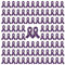 WANDIC Lot de 100 Broches en Forme de Ruban Violet - 2,5 x 2 cm - pour la Sensibilisation au Cancer du pancréas - en émail - pour la décoration