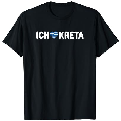 Griechenland Flagge - Ich liebe Kreta - I Love Kreta T-Shirt