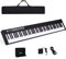 COSTWAY 88-Key Digital Piano Keyboard, Full-size Electronic Pianos with Bluetooth, MIDI, Sustain Pedal and Carrying Bag, Portable Musical Instruments Keyboard for Children Adult (Black)
