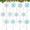 12 Stück Diamant Painting Weihnachten,5D Diamond Painting Weihnachten Anhänger Schneeflocken,Diamond Painting Schlüsselanhänger Beidseitig,DIY Diamond Painting Schlüsselanhänger Set