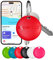 Boompods Boomtag Bluetooth Key Finder - Schlüsselfinder, Mini Smart Tracker Tag kompatibel mit Apple Wo ist? App, für Schlüssel/Brieftasche/Gepäck GPS Tracking, nachhaltig hergestellt - Rot