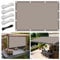 Toldo Vela de Sombra 2x2m Rectangular Impermeable Toldos Exterior Terraza Protección Rayos UV Resistente al Desgarro para Terraza Balcon Patio Exteriores Jardín con Ojales y Cuerdas de Fijación