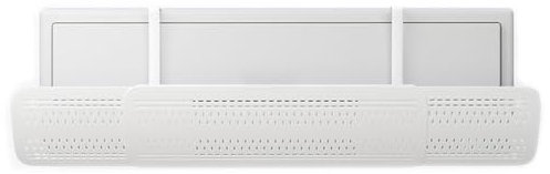 HJYryhyfddply Klimaanlage Split Windabweiser, Einziehbarer Klimaanlagenabweiser, Windrichtungs-Teleskop-Klimaanlagenabweiser for Zuhause/Büro (Weiß)