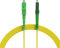 nexinex - 10m Glasfaserkabel LC/APC auf SC/APC Patchkabel | LWL Simplex Singlemode OS2 FTTH Glasfaser Lichtwellenleiter Kabel