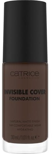 Catrice Invisible Cover Foundation, Nr. 095N, Nude, feuchtigkeitsspendend, langanhaltend, natürlich, für trockene Haut, vegan, ölfrei, ohne Parabene, ohne Mikroplastikpartikel, 1er Pack (30ml)