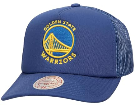 Mitchell & Ness NBA Evergreen Trucker Snapback Cap Golden State Warriors