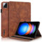 Fundas para Tablet PC Compatible con Xiaomi Pad 6S Pro 12.4 pulgadas Funda de cuero PU lanzada en 2024 Funda protectora con tapa tipo billetera Árbol de la vida Funda Compatible with tableta Ranura Co