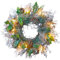 LED Kranz 33cm Tannenkranz - Leuchtender Adventskranz, Tischkranz & Türkranz - Weihnachtsdeko mit Lichterkranz für Advent & Winter