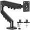 ELIVED Monitor Halterung für 13-32 Monitor, Monitorhalterung Ideal für 2-9 kg Gaming PC Bildschirme mit VESA 75/100 mm, Gasfeder Monitor Arm mit Neigbar, Schwenkbar, Drehbar, EV6013B-DE