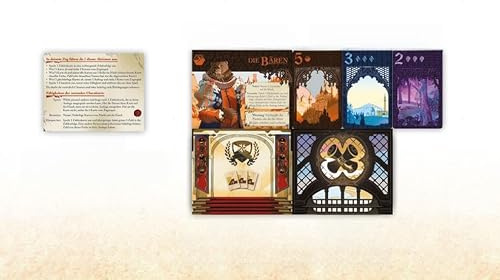Mirakulus Fünf Reiche I Strategisches Kartenspiel um Macht & Thronfolge I Einfluss sammeln, Stämme nutzen & Punkte sichern I Für 2-4 Spieler ab 10 Jahren
