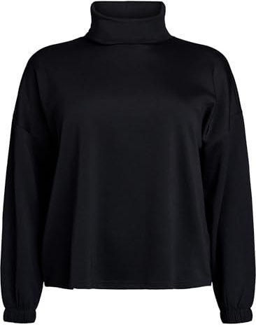 Zizzi Frauen Große Größen Bluse Modal Rollkragenpullover Größe 42-60