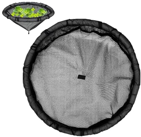 Renopfect 2 Stück Runder Schwimmender Pflanzenring, 45 cm Teich Pflanztopf Schwimmend, Treibende Gartenteich Insel Schwimmende Pflanzinsel Schwimmring Für Teichpflanzen, Netzbehälter Mit Feinem Mesh