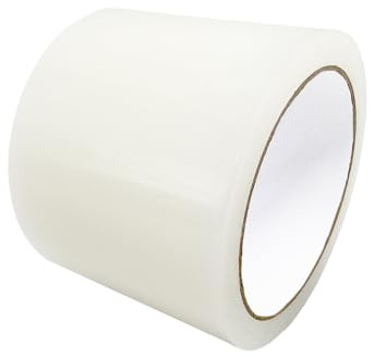 LianShi Nastro di Riparazione Trasparente per Serra – Nastro Americano Sigillante, Resistente, Impermeabile e Anti-UV per Film Plastici e Teli da Giardino, 8 cm x 20 m