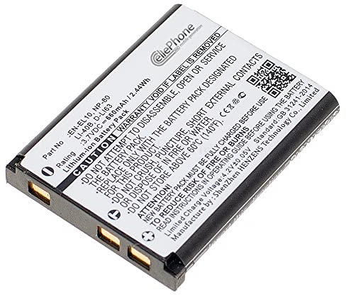 cellePhone Akku Li-Ion kompatibel zu Casio NP-80