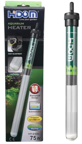 Hidom Aquarium Heater 75w HT-2075 - Upgraded Specification