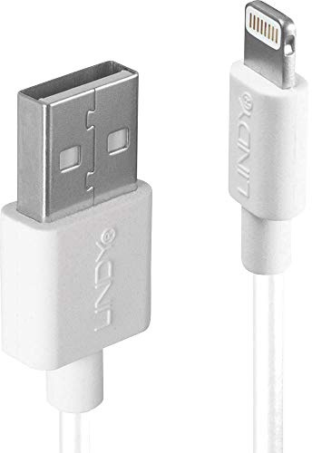 LINDY 31327 Lade und Sync-Kabel für Apple iPhone, iPad, iPod Weiß