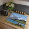 banjado® Herdabdeckplatte Glas 1-teilig 60x52 cm/Schneidebrett Herdabdeckung mit Motiv Alpen/Herdabdeckplatten Ceranfeld 1teilig / Schneidebrett Glas individuell einsetzbar
