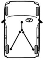 Borg & Beck BKB3552 Brake Cable To Fit Honda CR-V(RD87 88 97)1/05-06