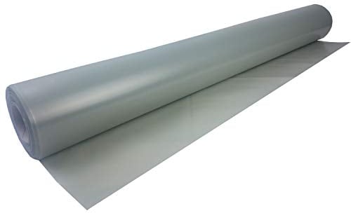 uficell Aqua-Stopp Baufolie, Estrichfolie, PE-Folie, Dampfsperre 0,2 mm Stark unter Laminat-/Parkettböden bei erhöhter Restfeuchte bzw. Einsatz einer Warmwasser Fußbodenheizung (100 m² (50m x 2m))