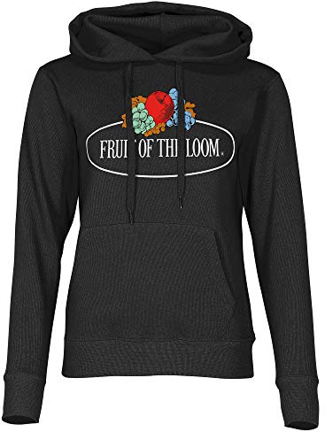 Fruit of the Loom Damen 012038 Kapuzenpullover, Schwarz (Schwarz 36), Small