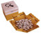Confetti Rosa incartati singolarmente in Vassoio da g 500 - Confetti Papa Cioccogolosone con cioccolato e mandorla - Senza glutine