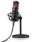 Trust Gaming GXT 256 Exxo Micrófono USB, Patrón Cardioide, con Filtro Pop, USB, RGB, Micrófono Streaming para Grabación, Podcasting, Radiodifusión, PC, PS4 y PS5 - Negro