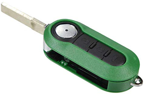 Ellenne Remote Control Key Shell Fiat Panda 500 Punto Lancia YPSILON Green FIAT-14