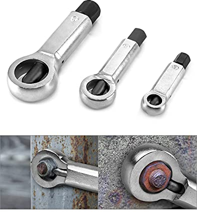 QWORK Spaccadadi Meccanico, Dado Splitter, Set di Estrattori Dadi, 9-12mm/12-16mm/16-22mm (3 Pezzi)