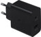 Samsung EP-TA220N Power Adapter Duo Caricabatterie Due porte 35W, USB-C, USB-A, Nero
