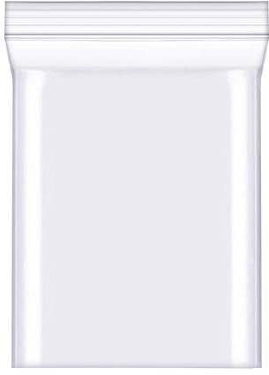 100Pcs 6x9cm Clear Grip Seal Bags