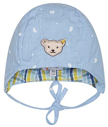 Steiff Baby-Jungen Mütze, Chambray Blue, 045