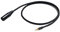 PROEL CHLP290LU15 - Cavo audio con connettore MiniJack stereo 3,5mm a connettore singolo Cannon XLR 3P Maschio da 1,5 mt., Nero (CHLP290LU15)
