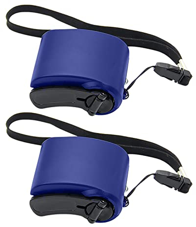 Fulidngzg Powerbank Outdoor Manivela generador con USB C Autput Power Bank Outdoor Mini portátil Power Bank Outdoor Power Bank Outdoor Powerbank para camping, supervivencia, viajes, emergencia, azul,