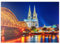 MyPuzzle Nachtsicht auf den Kölner Dom und Hohenzollernbrücke über Rhein, Deutschland - Premium 500 Teile Puzzle - MyPuzzle Sonderkollektion von Puzzle Galaxy