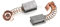 Lioaeust 2pcs Carbon Brushes Electric Motor Brushes Carbon Brushes 5x8x12mm Spare Parts For Black Decker Angle Grinder G720