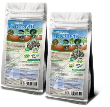 Tricomic Bio – Inoculo di funghi micorrizici, Beauveria bassiana, Metarhizium – Stimola l’espansione radicale – 2 Kg
