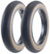 MEGHNA Fat Bike Tire - Neumático de bicicleta de 20/26 x 4 pulgadas, compatible con mediados de fricción, neumáticos de repuesto para Mountain Snow y Beach Bike (26 x 4, 2 unidades, marrón)