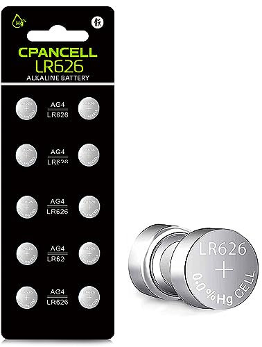 CPANCELL SR626SW 376 377 LR626 AG4 Lot de 10 piles pour montre 1,5 V