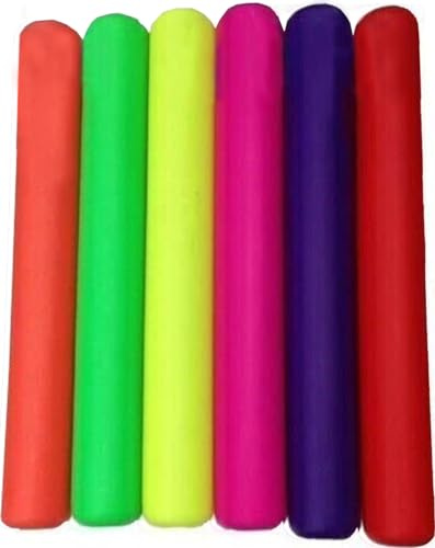 22YardsPro ND Athletics Running Passover Relay Batons Plastic Senior & Junior Separately PK 6