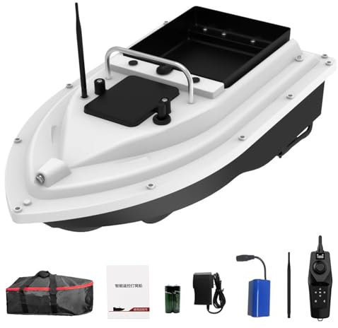 doorslay Angelköder-Boot, RC-Boot Futterboot mit GPS, 500M Drahtlose Fernbedienung Angelköderboot, Angeln Futterboot