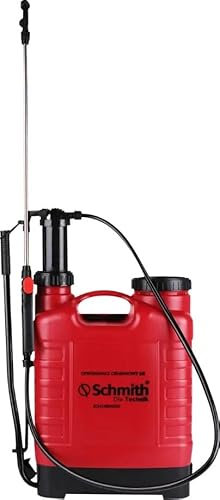 Schmith - Pulverizador Manual a Presión Mochila de 12l - con Correas para el Hombro para Facilitar el Transporte - para Jardinería y Uso Doméstico - Nebulizador - Pulverizador de Césped