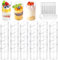 50 Pack Mini Dessert Cups, 75ml Angled Dessert Cups Dessert Bowls Individual Dessert Pots Reusable Slanted Appetizer Cups with Spoons for Party, Yogurt, Parfait, Pudding