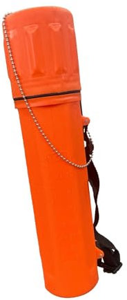 Milageto Welding Rod Holder Stick Welding Electrode Rod Storage Tube Welding Equipment Airproof 15 inch Airtight Welding Rod Canister, Orange