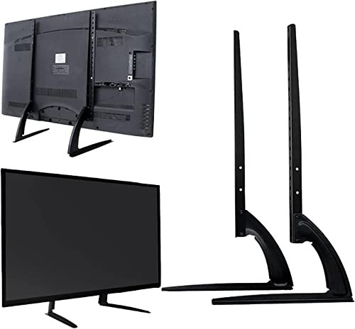 TV Mounting Bracket, Desktop Monitor Desk Stand, Steel Tablet Support Base for 32-75 Inch TV